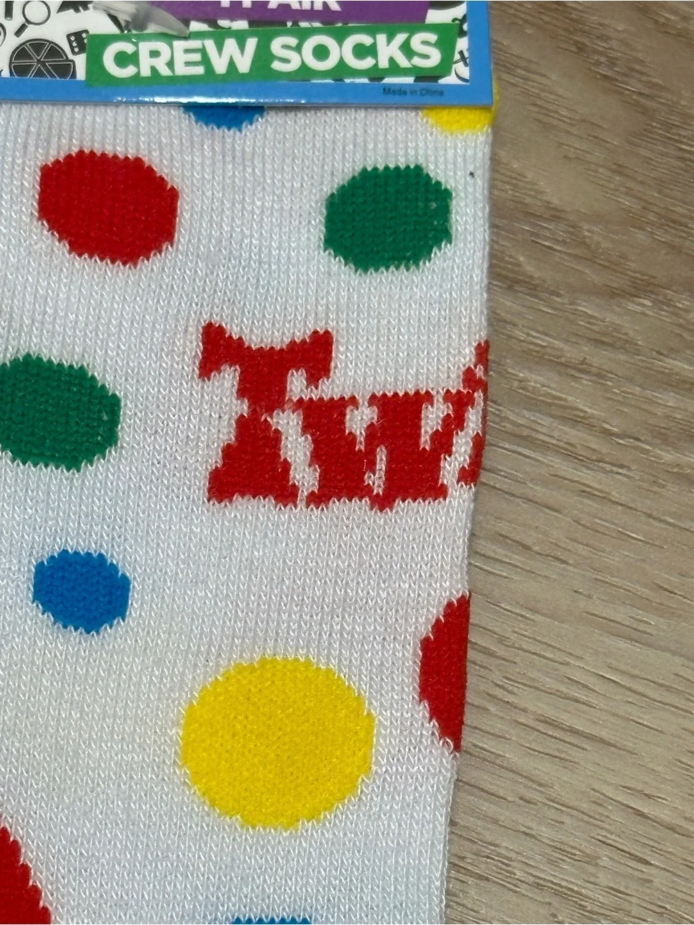 🔴 Hasbro Gaming Twister Board Game Novelty Crew Socks